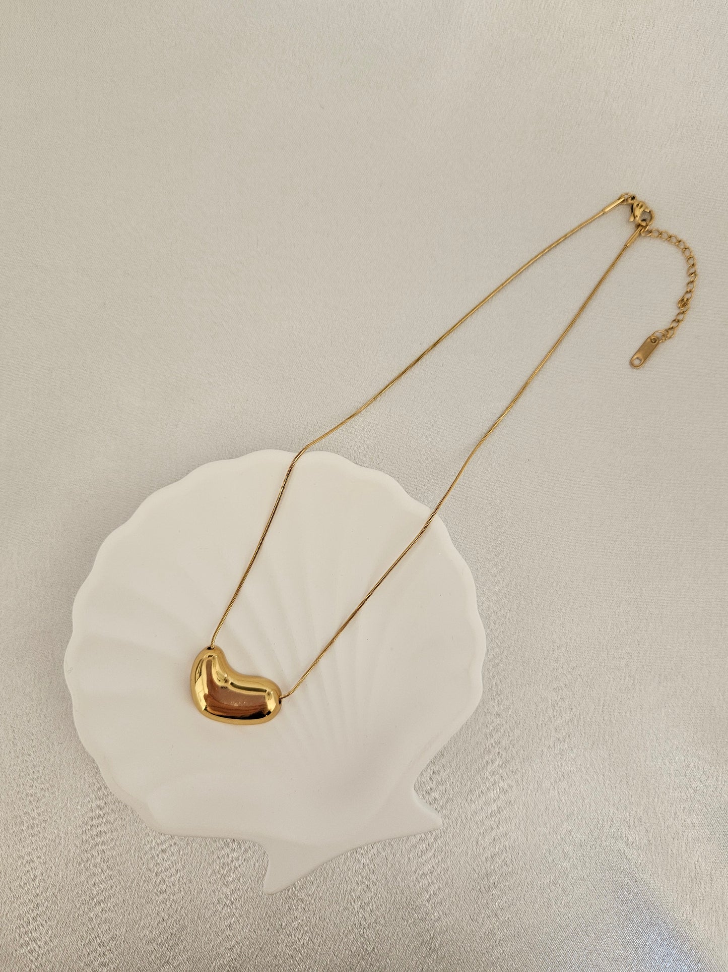 18k Gold plated charm pendant necklace.